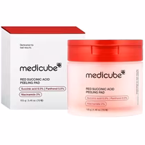 Almofadas Esfoliantes Medicube Red Succinic Acid Peeling Pad 155G 70 Unidades