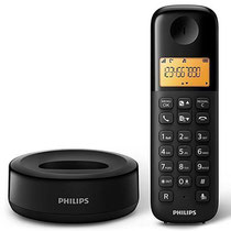 Aparelho de Telefone Philips D1301B Bina / Sem Fio foto 1