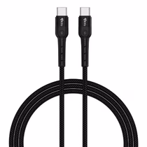 Cable USB-C 4Lifes FLT2CC601B - 1 Metro