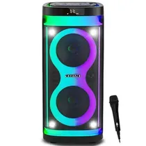 Caixa de Som Aiwa AWPOH4D SD / USB / Bluetooth / Karaokê