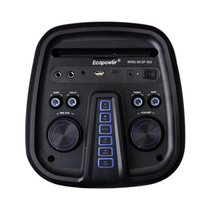Caixa de Som Ecopower EP-1915 SD / USB / Bluetooth / Karaokê foto 2
