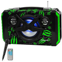 Caixa de Som Ecopower EP-2266 SD / USB / Bluetooth / Karaokê