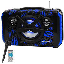 Caixa de Som Ecopower EP-2266 SD / USB / Bluetooth / Karaokê foto 2