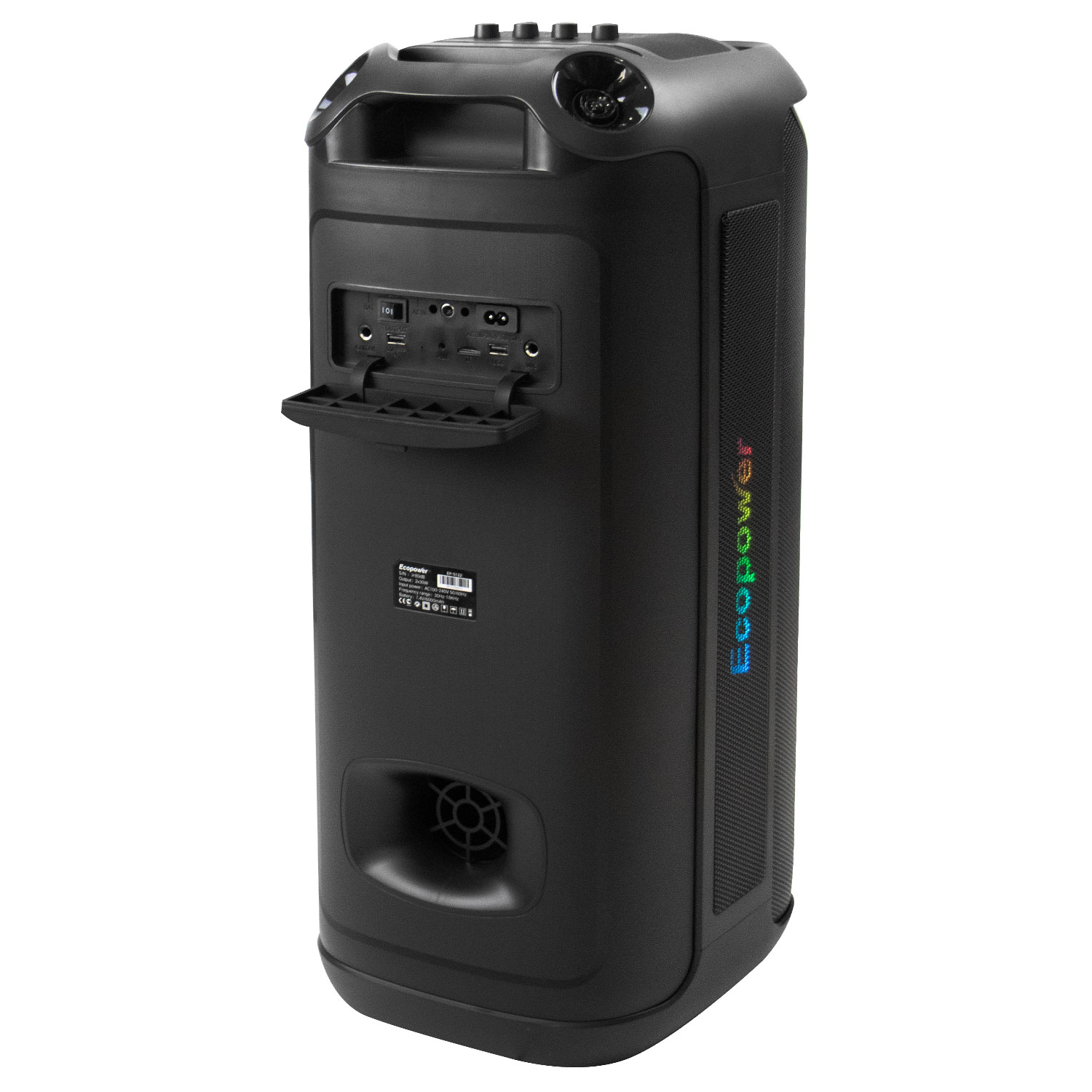 Caixa de Som Ecopower EP-S122 SD / USB / Bluetooth / Karaokê foto 1