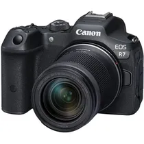 Câmera Digital Canon EOS R7 32.5MP 3.0" Lente RF-S 18-150MM IS STM