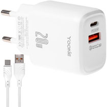 Cargador Yookie EI3Y 220V - Cable USB-C