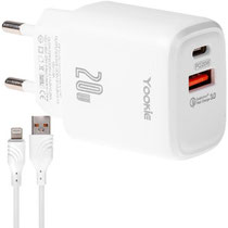 Cargador Yookie EI3Y 220V - Cable Lightning