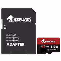 Cartão de Memória Keepdata Rush Micro SDXC 256GB 160MB/s