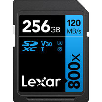 Cartão de Memória Lexar 800X SDXC 256GB Classe 10 120MB/s