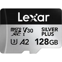 Cartão de Memória Lexar Silver Plus Micro SDXC 128GB 205MB/s