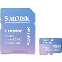 Tarjeta de Memoria Sandisk Creator Micro SDXC 128GB 190MB/s