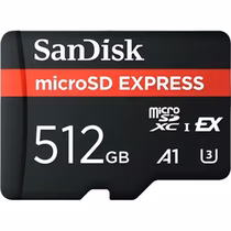 Cartão de Memória Sandisk Express Micro SDXC 512GB 880MB/s