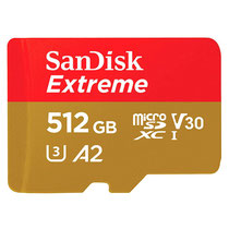 Cartão de Memória Sandisk Extreme Micro SDXC 512GB 190MB/s