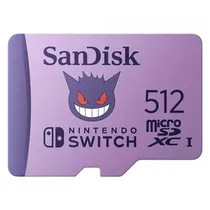 Cartão de Memória Sandisk Micro SDXC 512GB para Nintendo Switch