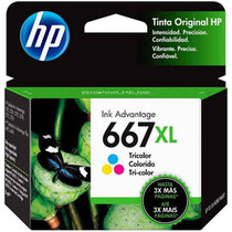 Cartucho de Tinta HP 667XL 3YM80AL Colorido