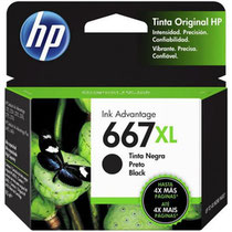 Cartucho de Tinta HP 667XL 3YM81AL Preto