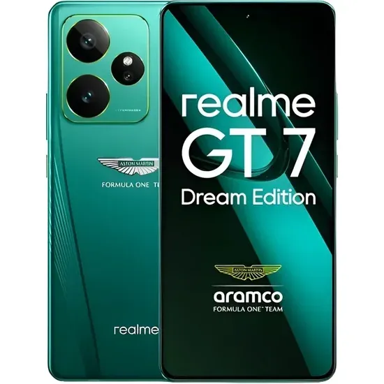 Realme GT 7 Dream Edition — 16 GB RAM • 512 GB • Aston Martin Green