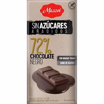 Chocolate Mazzei Sem Açúcar 72% Cacau 75G