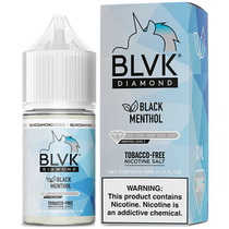 Essência para Vaper BLVK Diamond Salt Black Menthol 30ML