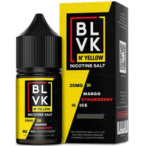 Essência para Vaper BLVK N' Yellow Salt Mango Strawberry Ice 30ML