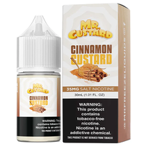 Essência para Vaper MR. Freeze Salt Cinnamon Custard 30ML