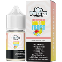 Essência para Vaper MR. Freeze Salt Strawberry Banana Frost 30ML