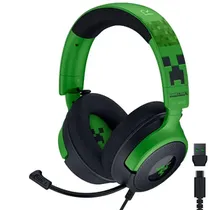 Fone de Ouvido Razer Kraken V4 X Minecraft Edition USB-C