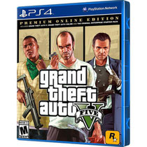 Juego Grand Theft Auto V Premium Online Edition Playstation 4
