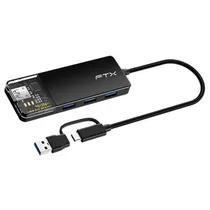 Hub USB FTX CT-HUBT3-PB - 4 Portas USB