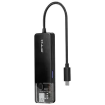 Hub USB FTX CT-HUBT4-PB - 2 Portas USB foto 1