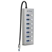 Hub USB FTX CT-HUBU7-AG - 7 Portas USB foto 1