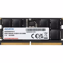 Memória Adata DDR5 16GB 5600MHz Notebook AD5S560016G-S