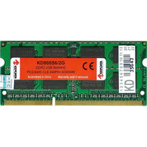 Memória Keepdata DDR2 2GB 800MHz Notebook KD800S6/2G