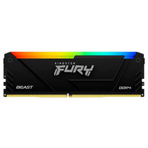 Memória Kingston Fury Beast RGB DDR4 8GB 3200MHz
