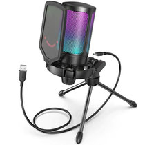 Microfone Fifine A6V RGB USB