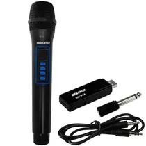 Microfone Mega Star MICWR8 Sem Fio