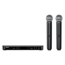 Microfone Shure BLX288/PG58 Sem Fio