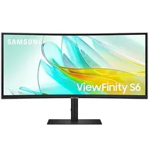 Monitor Samsung ViewFinity S6 LED LS34C650UAN UWQHD 34" Curvo