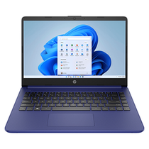 Notebook HP 14-DQ0055DX Intel Celeron 1.1GHz / Memória 4GB / eMMC 64GB / 14" / Windows 11