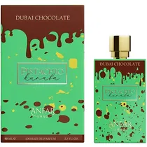 Perfume Anfar 1950 Dubai Chocolate Pistachio Kunafa Extrait de Parfum Feminino 80ML