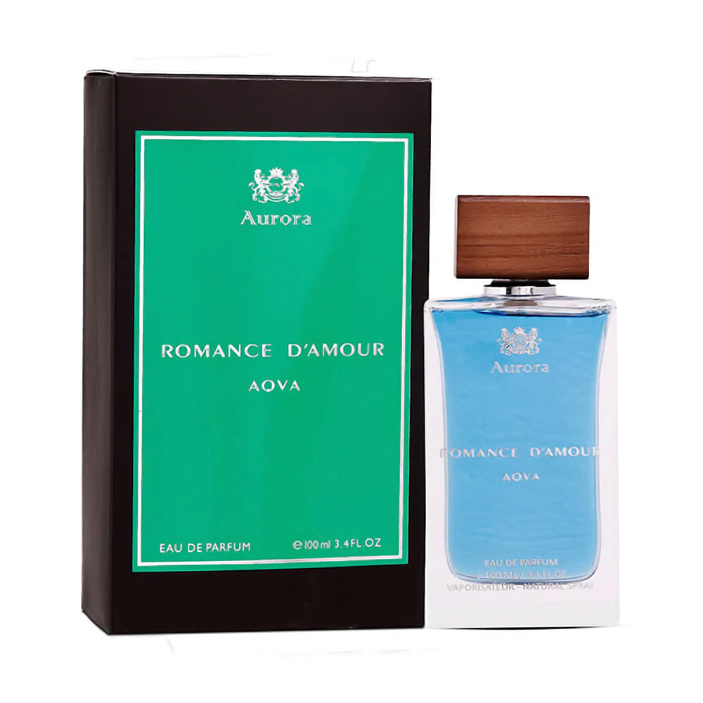 Perfume Aurora Scents Romance D'Amour Aqva Eau de Parfum Masculino 100ML