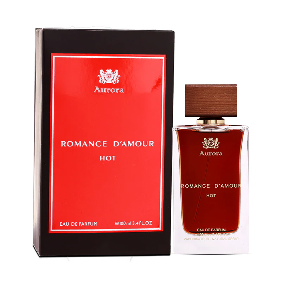 Perfume Aurora Scents Romance D'Amour Hot Eau de Parfum Unissex 100ML