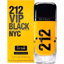Perfume Carolina Herrera 212 Vip Black Cab Limited Edition Eau de Parfum Masculino 100ML