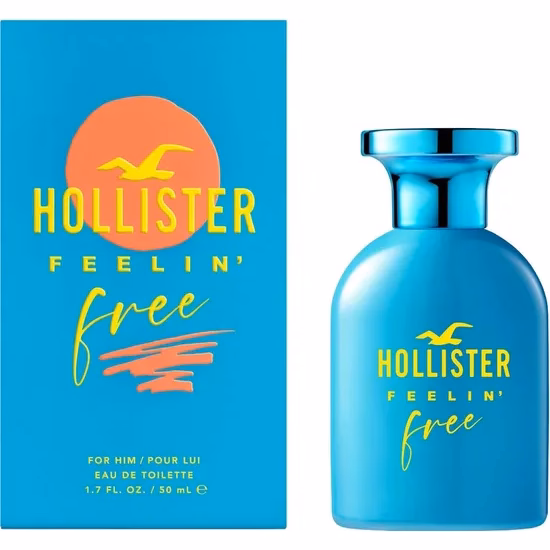 Perfume Hollister Feelin' Free For Him Eau de Toilette Masculino 50ML