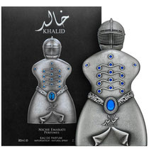 Perfume Lattafa Niche Emarati Khalid Eau de Parfum Unisex 80ML
