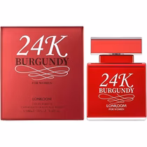 Perfume Lonkoom 24K Burgundy Eau de Parfum Feminino 100ML