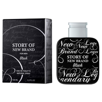 Perfume New Brand Story Of New Brand Black Eau de Toilette Masculino 100ML foto 2