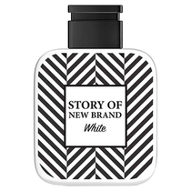 Perfume New Brand Story Of White Eau de Toilette Masculino 100ML