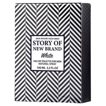 Perfume New Brand Story Of White Eau de Toilette Masculino 100ML foto 1