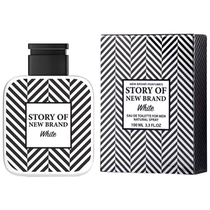 Perfume New Brand Story Of White Eau de Toilette Masculino 100ML foto 2